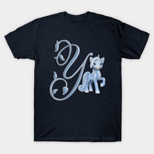 Monogram Y Custom Unicorn T-Shirt